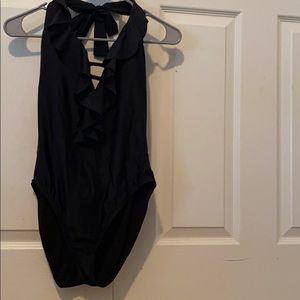 Black bathing suit